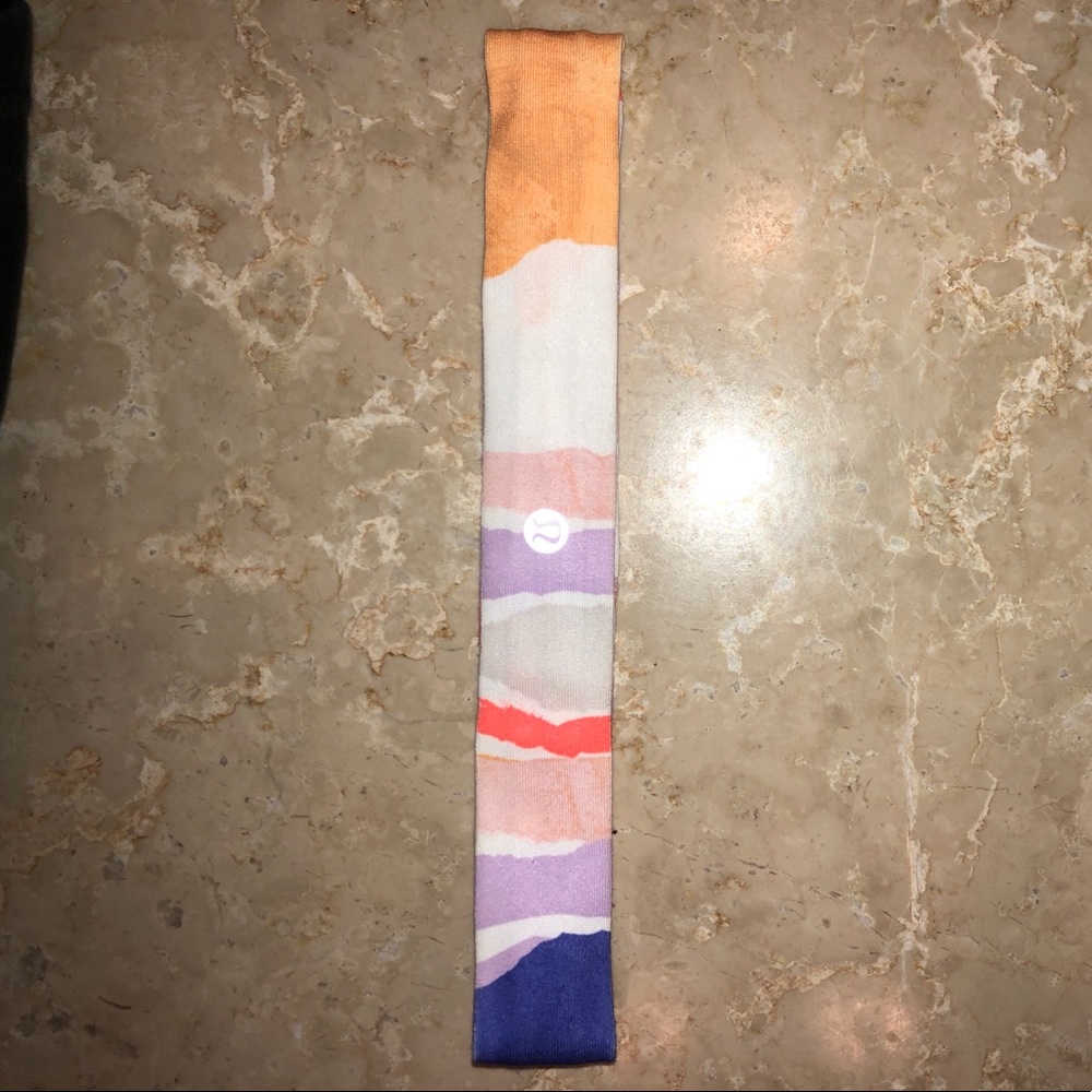lululemon multi color headband